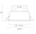 concord Alasvalo ascent led 2060522 10w 1160lm 3k dali wht