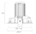 sylvania Alasvalo expospot led 0060222 13w 1141lm 4k 22° wht