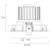 sylvania Alasvalo expospot led 0060292 35w 3180lm 3k 44° wht