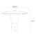 concord Pylväsvalaisin skyline mini 0043566 47w 6208lm 4k asy wht