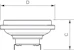 philips Led-lamppu ar111 d 15-75w 940 g53 40d