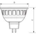 philips Led-lamppu mr16 d 6.5-35w 927 60d 430lm