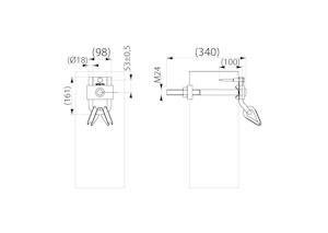 ensto Harusrauta sh651.1 2x5mm2 1-puolinen