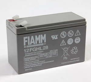 fiamm Akku lyijy suljettu 12fghl28 12v/7,2ah t2-napa