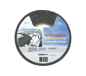 stokvis tapes Liukuesteteippi 25mm x 18m musta