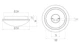 ensto Yleisvalaisin alunette al250led ip54 led 6w/840
