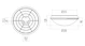 ensto Tunnistinvalaisin titan atr100led ip44 led 13w/840 rad