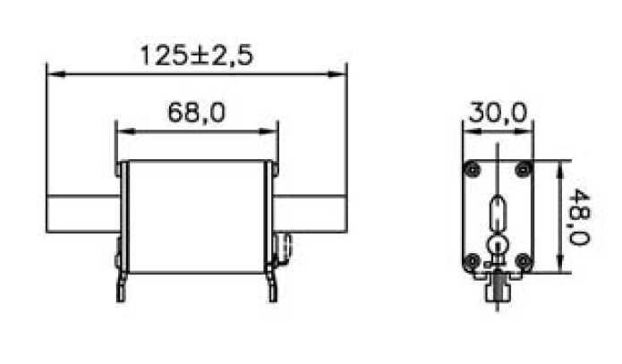 eaton Kahvasulake cooper-bussmann 80nhg0b 500vac gg-gl 80a 0