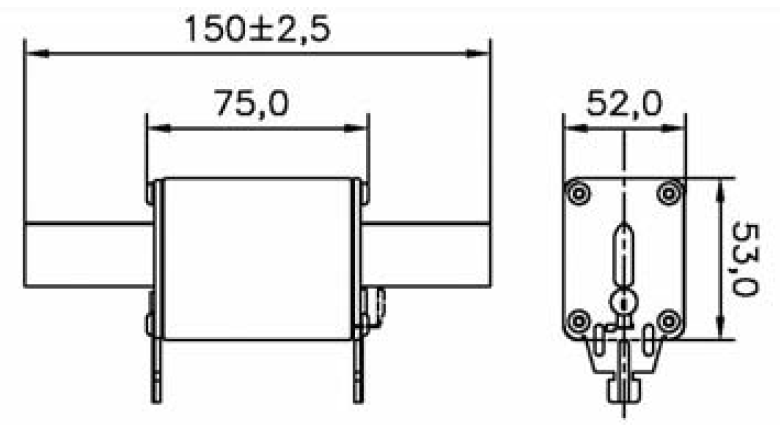 eaton Kahvasulake cooper-bussmann 63nhg02b 500vac gg-gl 63a 02