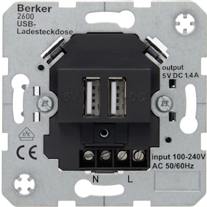 hager Av-rasia hager 2xusb 1a tyyppi a ant