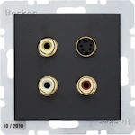 UTTAG 3X RCA/S-VIDEO S.1 ANTR
