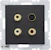 hager Uttag 3x rca/s-video s.1 antr