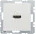 hager Uttag hdmi hon-hon 90° s.1 vit