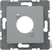 hager Centrumbricka xlr-d silver mat