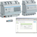 LIITÄNTÄPORTTI KNX HAGER TJA451 KNX/IP PALVELINPAKKAUS