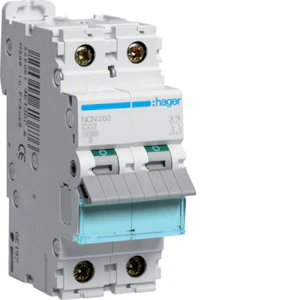 hager Minibrytare ind c-kar 10ka 2a 2-p