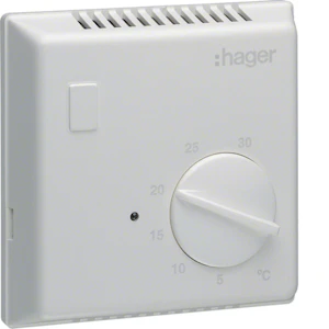 hager Huonetermostaatti hager ek053 1s 10a bi kytk./mv