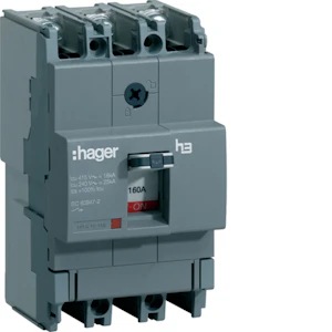 hager Kompaktikatkaisija hager hda160l 3n 160a 18ka k/k