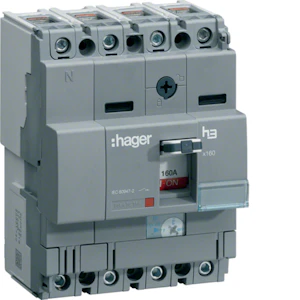 hager Effektbrytare x160 4pol 40ka 125a