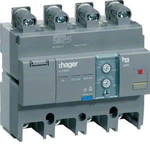hager Vikavirtasuoja hager hbb161h x250 4-nap 160a idn a