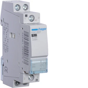 hager Kontaktori hager esc227 1s+1a 25a k.230v