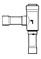 danfoss Takaiskuvent kulma danfoss nrv22s ju 7/8/22mm 020-1020