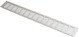 fresh Sisäsäleikkö fresh 600x80 mm, alum.