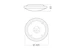 glamox Pinta-asennusvalaisin sinus s425 wh 218hf tc-l