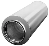 ÄÄNENVAIMENNIN PYÖREÄ PVD-400-600-GALV-100