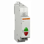 KAKSOISMERKKIVALO SCHNEIDER VIHREÄ/PUNAINEN 110-230V AC