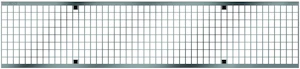aco Linjakuivatuskourun ritilä aco v200 sink verkko d-lk, 1.0m