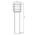 karlux Pollarivalaisin pollari siru ip44 100w e27 ha