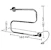 devi Pyyhekuivain comfortline devi 40w 48,2x58,2cm p val ip44