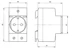 abb Pistorasia abb m1173 16a 250v din 35mm ip20