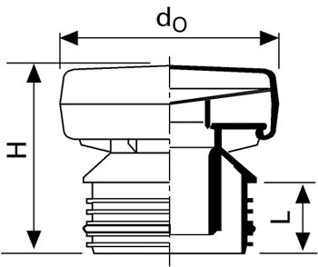 vieser Tyhjiöventtiili vieser 50-110