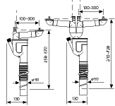 uponor Keittiövesilukko uponor 1-a 1-osainen sihdillä