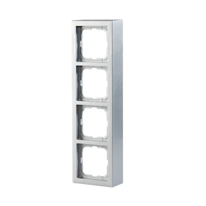 abb Förhöjn.ram 4-fack 85/40 alu
