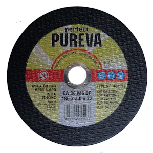 pureva Katkaisulaikka teräkselle 180 x 2,0 x 22 inox