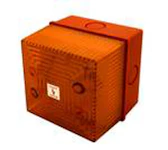VILKKUVALO CLIFFORD-SNELL FL40/D50/R/RN 24V PUNAINEN