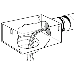 fläktgroup Tasauslaatikko attb-100-160-1-1
