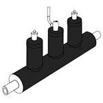 VENTTIILIELEMENTTI DN 100/250TYSUIP/TY