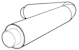 arvo-putki Kulmaelementti dn150-315 45'
