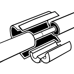 arvo-putki Jatkospakkaus dn 40-140