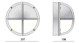 defa lighting Seinävalaisin ulko neptune 001vr 60w p/k/mu
