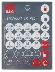 luxomat Kauko-ohjain luxomat ir-pd-2c-s harmaa