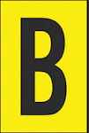 MERKINTÄTARRA HEIJASTETARRA KIRJ. B KEL 100