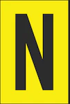 MERKINTÄTARRA HEIJASTETARRA KIRJ. N KEL 100