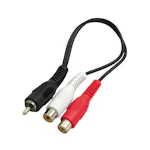 ADAPTERI 1 RCA UROS/2RCA NAARAS 0.2M OPAL