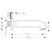 axor Juoksuputki hansgrohe 38410000 uno2173mm