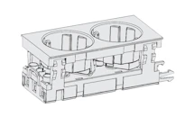KANAVAPISTORASIA DUCTEL 2-OS./16A/IP20 UPR VA